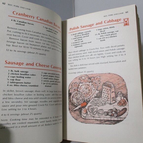 Vintage 1975 Rival Crockpot Crock Pot Slow Cooker Recipes Cooking Cookbook - Picture 5 of 7